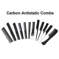 Carbon Antistatic Combs Collection Black Color